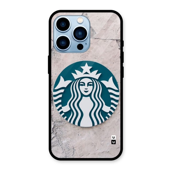 Wall StarBucks Glass Back Case for iPhone 13 Pro