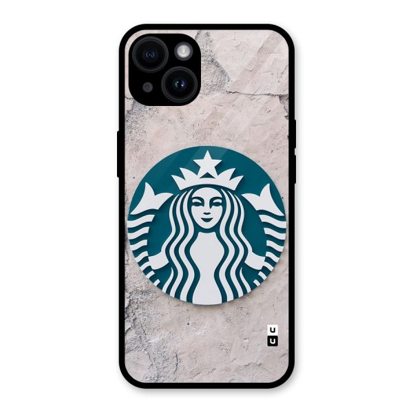 Wall StarBucks Glass Back Case for iPhone 14