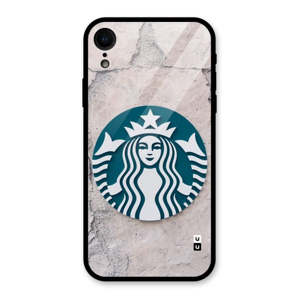 Wall StarBucks Glass Back Case for iPhone XR