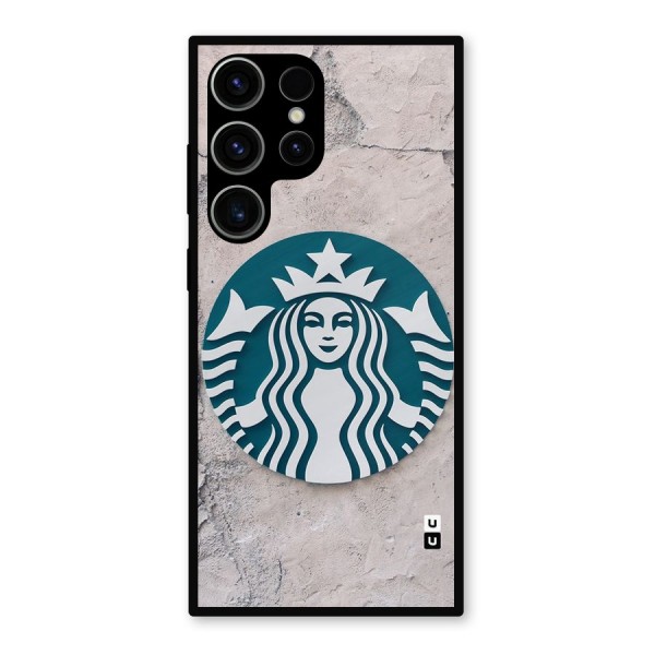 Wall StarBucks Metal Back Case for Galaxy S23 Ultra