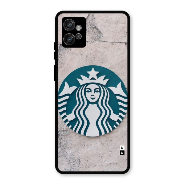 Wall StarBucks Metal Back Case for Moto G32