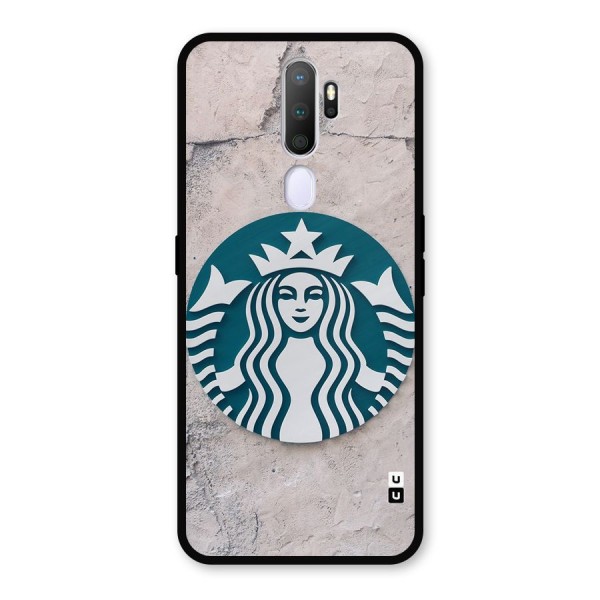 Wall StarBucks Metal Back Case for Oppo A5 (2020)