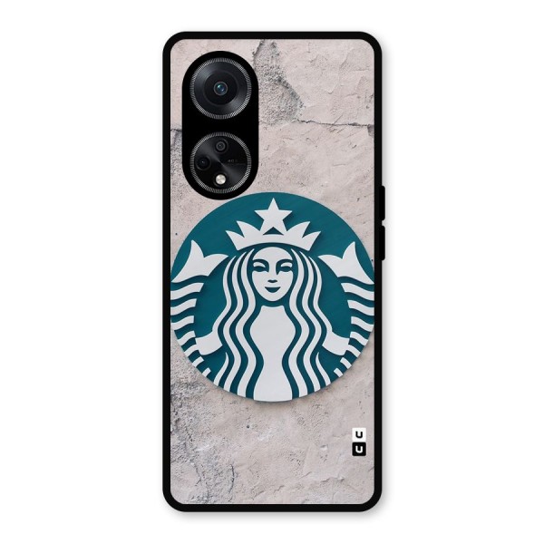 Wall StarBucks Metal Back Case for Oppo F23