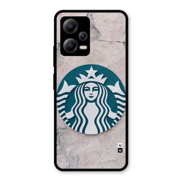 Wall StarBucks Metal Back Case for Poco X5