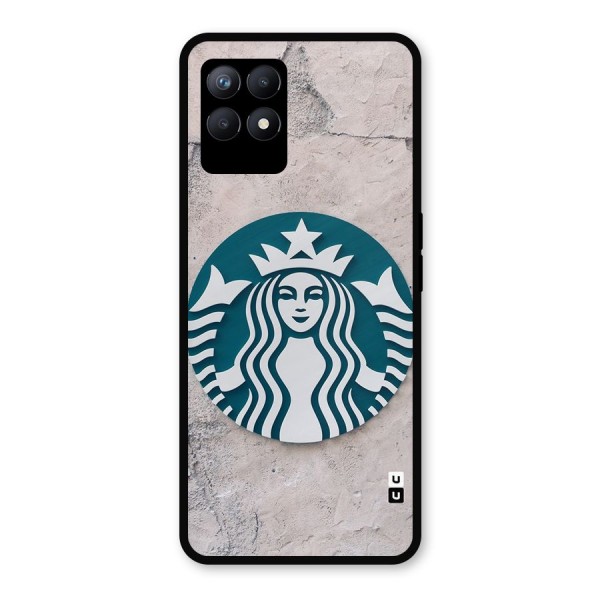 Wall StarBucks Metal Back Case for Realme 8i