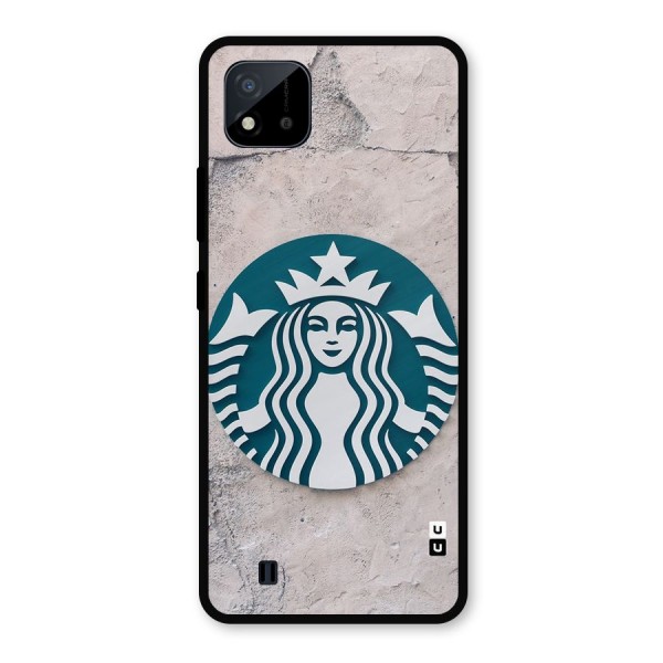 Wall StarBucks Metal Back Case for Realme C11 2021