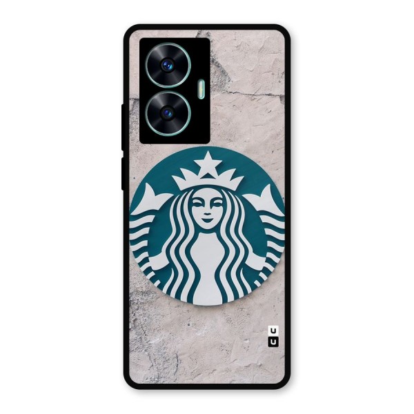 Wall StarBucks Metal Back Case for Realme C55