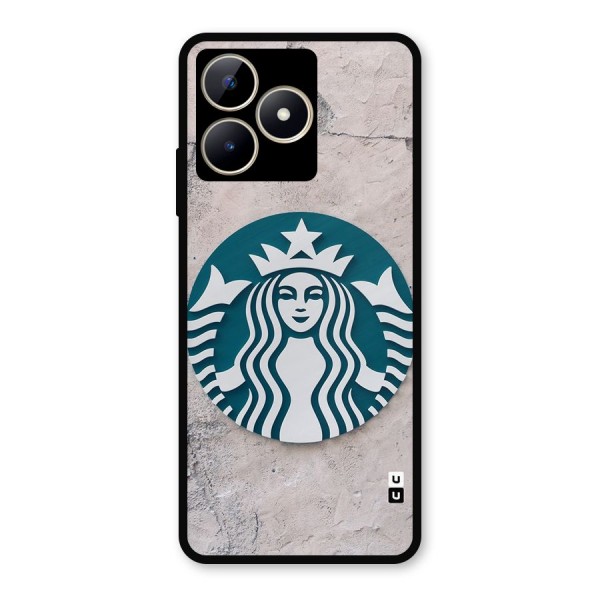 Wall StarBucks Metal Back Case for Realme Narzo N53