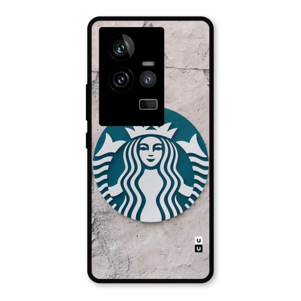 Wall StarBucks Metal Back Case for iQOO 11 5G