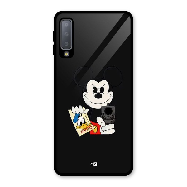 Wanted Duck Glass Back Case for Galaxy A7 (2018)