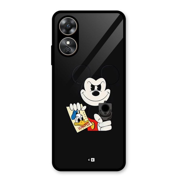 Wanted Duck Glass Back Case for Oppo A17