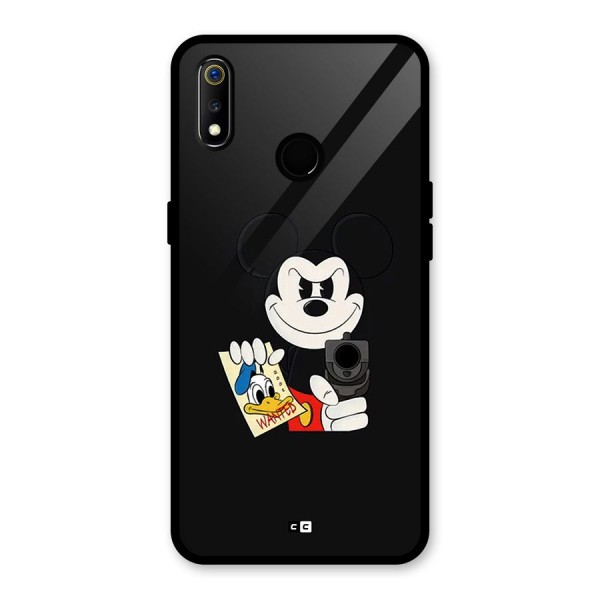 Wanted Duck Glass Back Case for Realme 3