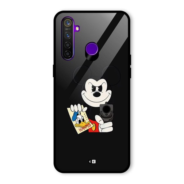 Wanted Duck Glass Back Case for Realme 5 Pro