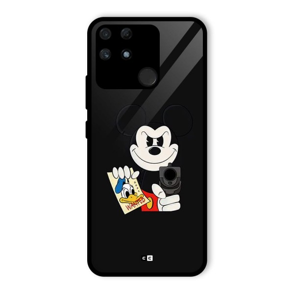 Wanted Duck Glass Back Case for Realme Narzo 50A