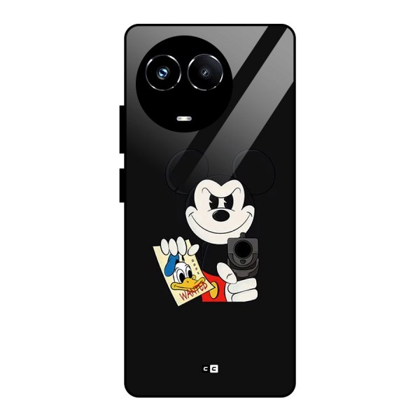 Wanted Duck Glass Back Case for Realme Narzo 60X