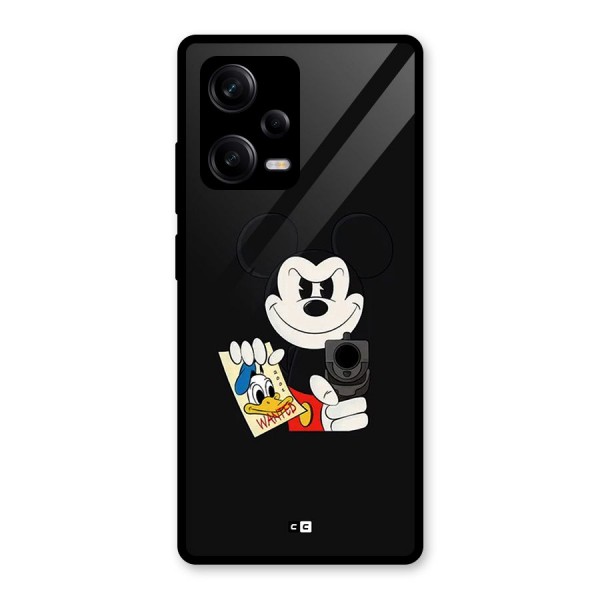 Wanted Duck Glass Back Case for Redmi Note 12 Pro