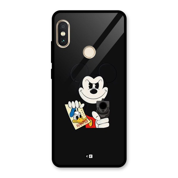 Wanted Duck Glass Back Case for Redmi Note 5 Pro