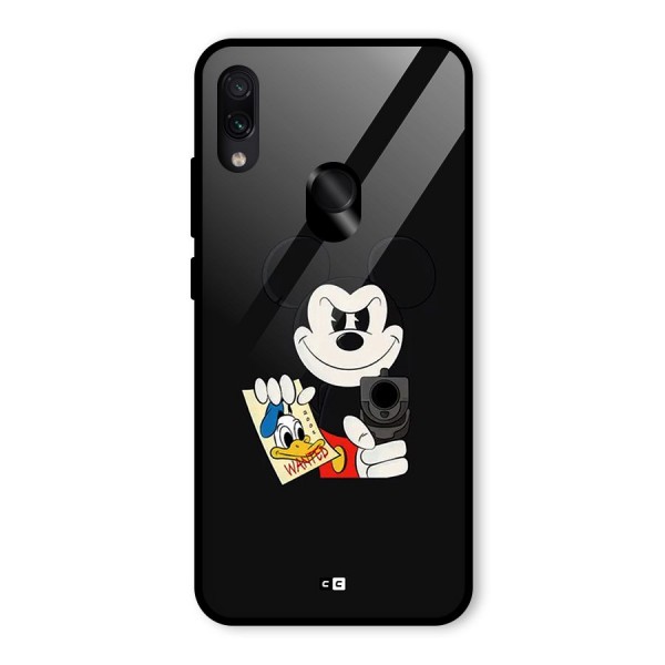 Wanted Duck Glass Back Case for Redmi Note 7