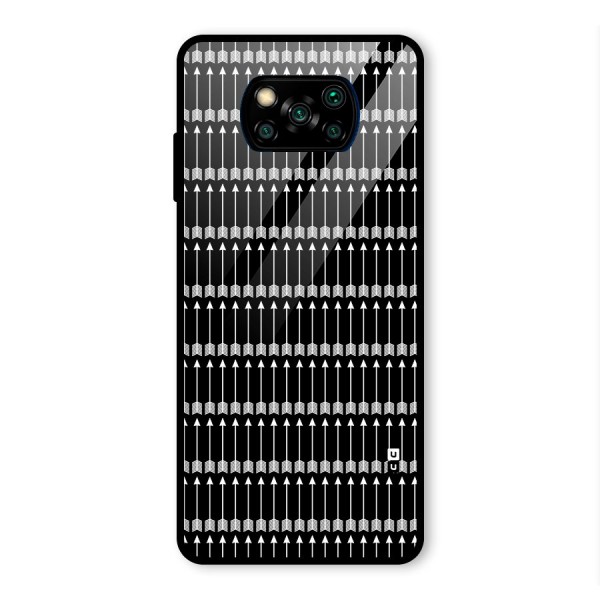 War Arrows Glass Back Case for Poco X3 Pro