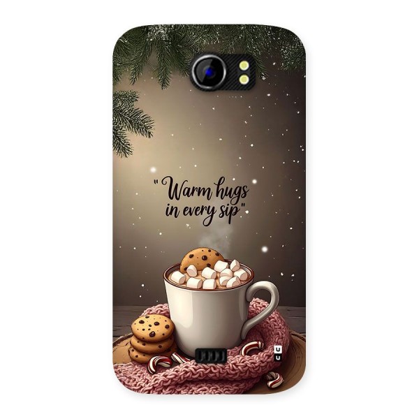 Warm Hugs Back Case for Canvas 2 A110