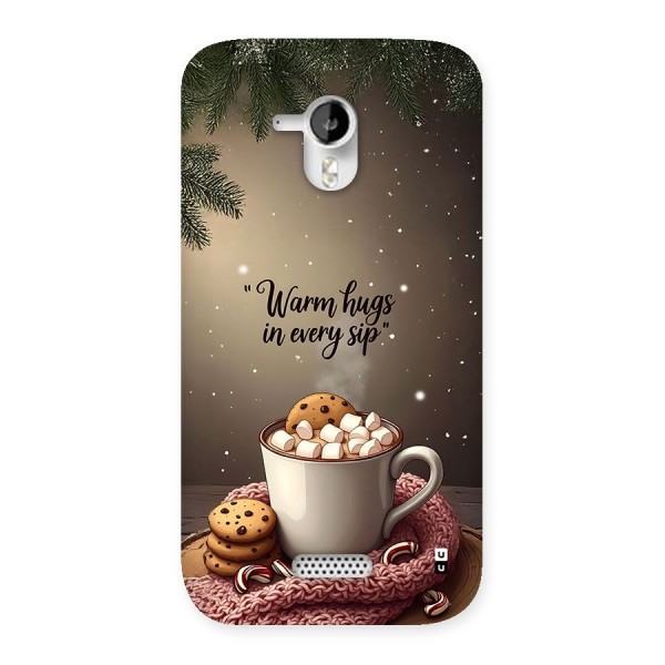 Warm Hugs Back Case for Canvas HD A116