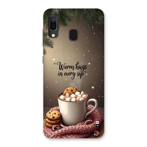 Warm Hugs Back Case for Galaxy A20