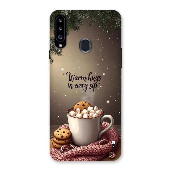 Warm Hugs Back Case for Galaxy A20s