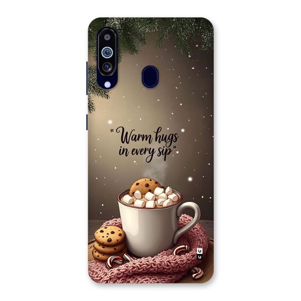 Warm Hugs Back Case for Galaxy A60