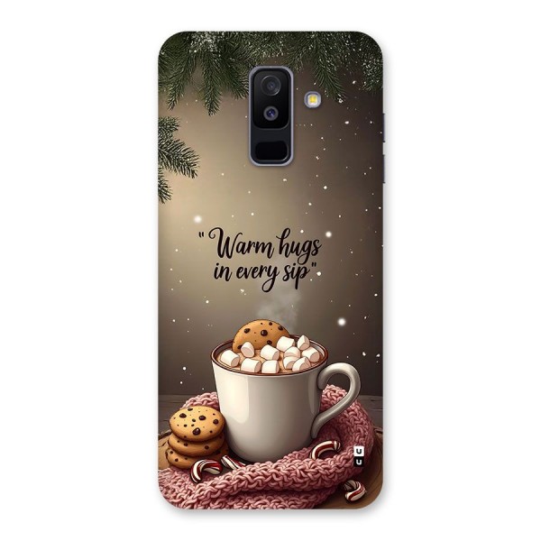 Warm Hugs Back Case for Galaxy A6 Plus