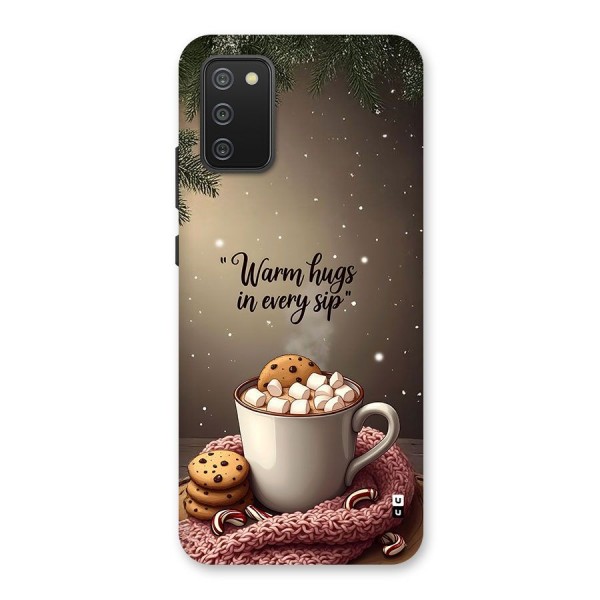 Warm Hugs Back Case for Galaxy F02s