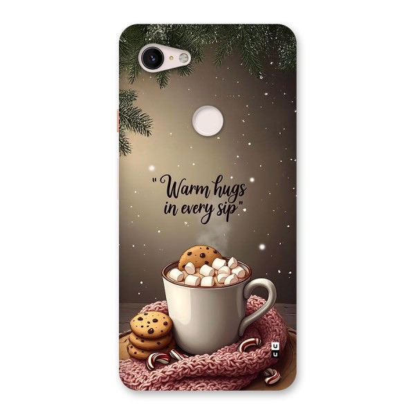 Warm Hugs Back Case for Google Pixel 3 XL