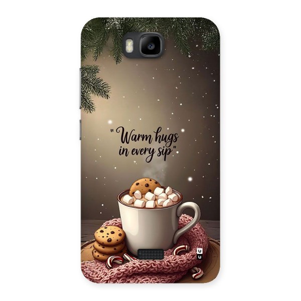 Warm Hugs Back Case for Honor Bee