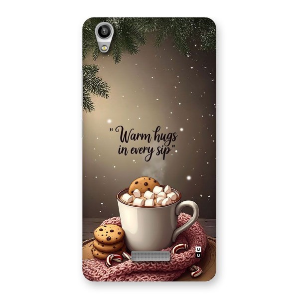 Warm Hugs Back Case for Lava Pixel V1