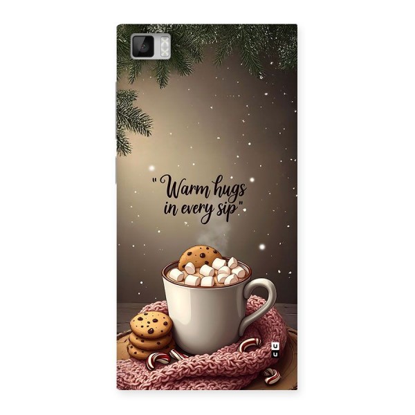 Warm Hugs Back Case for Mi3