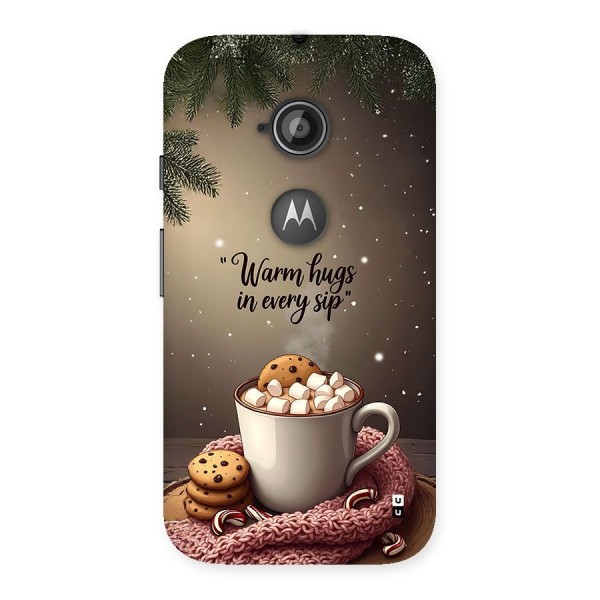 Warm Hugs Back Case for Moto E 2nd Gen