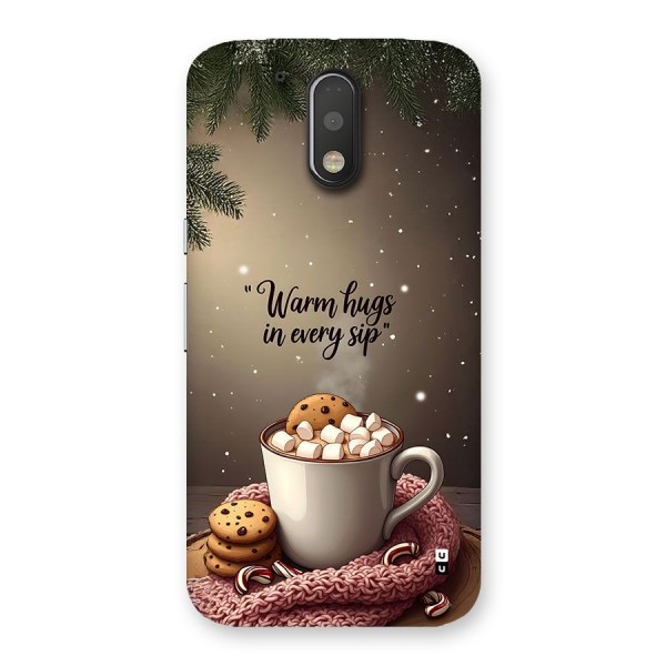 Warm Hugs Back Case for Moto G4