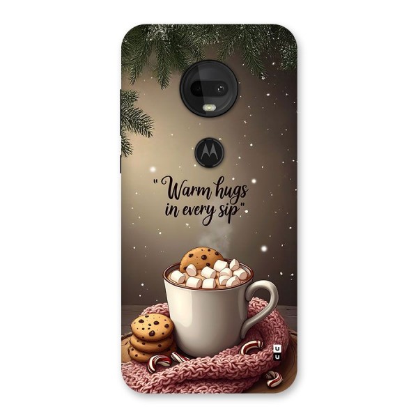 Warm Hugs Back Case for Moto G7