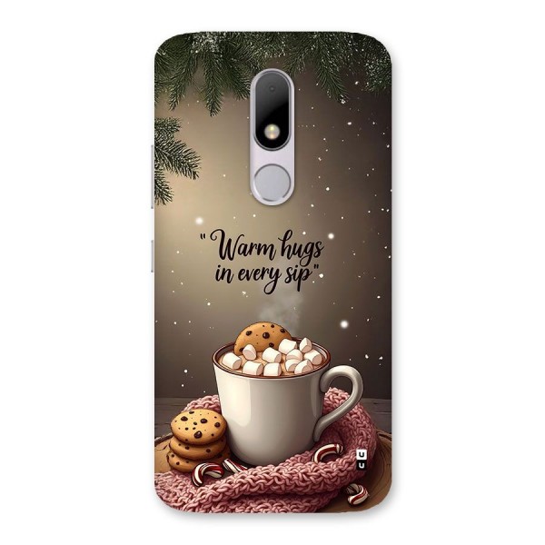 Warm Hugs Back Case for Moto M