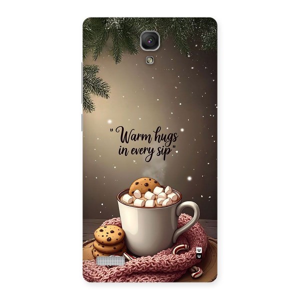 Warm Hugs Back Case for Redmi Note