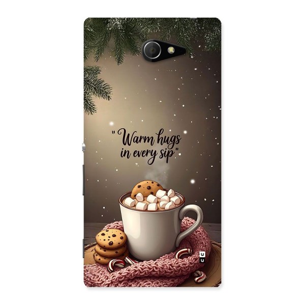 Warm Hugs Back Case for Xperia M2