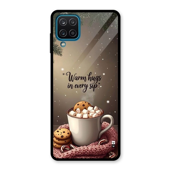 Warm Hugs Glass Back Case for Galaxy A12