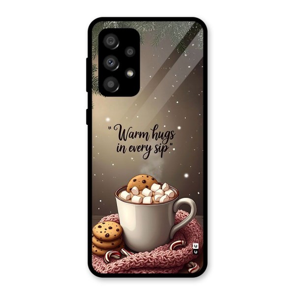 Warm Hugs Glass Back Case for Galaxy A32