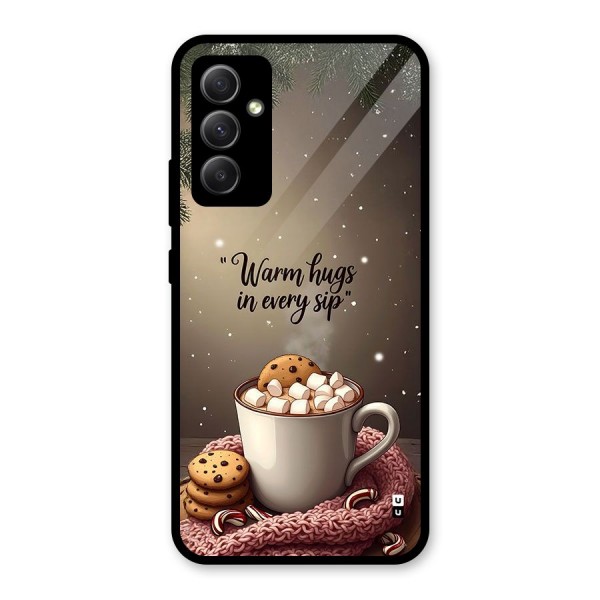 Warm Hugs Glass Back Case for Galaxy A34