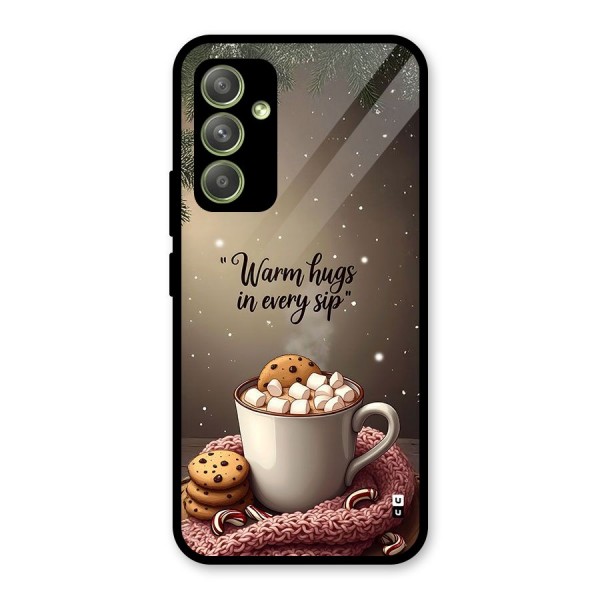 Warm Hugs Glass Back Case for Galaxy A54