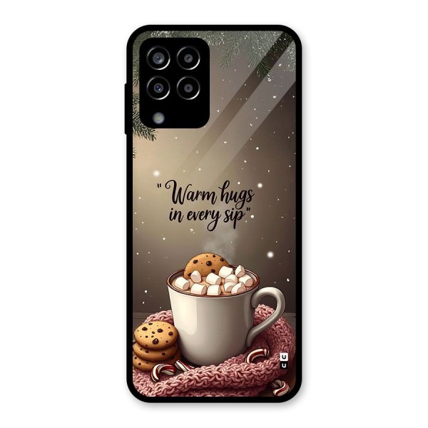 Warm Hugs Glass Back Case for Galaxy M33