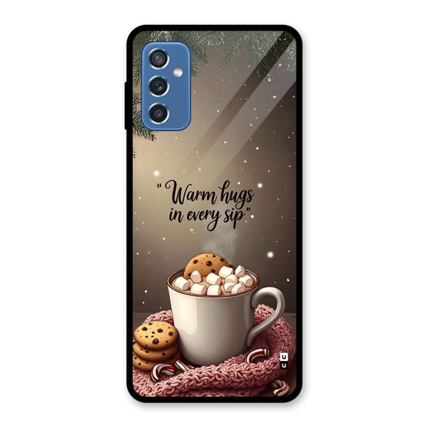 Warm Hugs Glass Back Case for Galaxy M52 5G