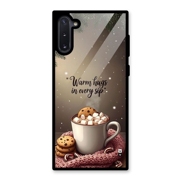 Warm Hugs Glass Back Case for Galaxy Note 10