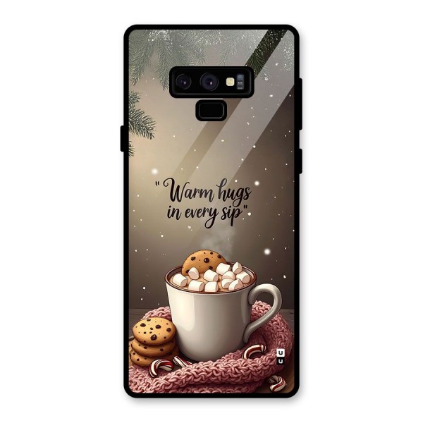 Warm Hugs Glass Back Case for Galaxy Note 9