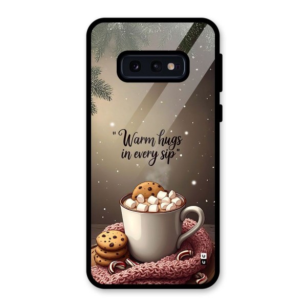 Warm Hugs Glass Back Case for Galaxy S10e