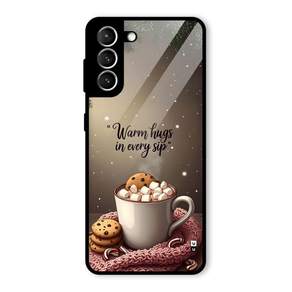 Warm Hugs Glass Back Case for Galaxy S21 5G